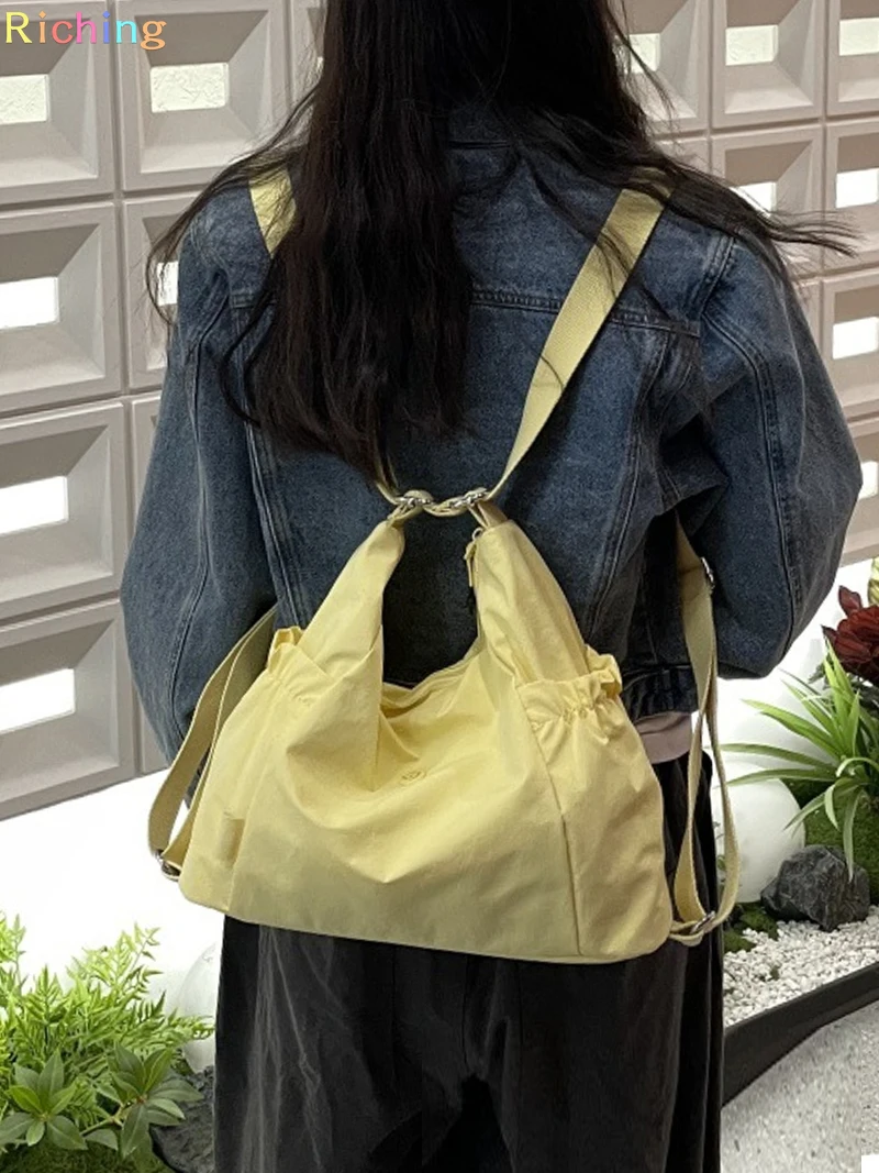 2025 New Trendy Tote Bag Women Large Capacity Multi-functional Shoulder Crossbody Backpack Purse