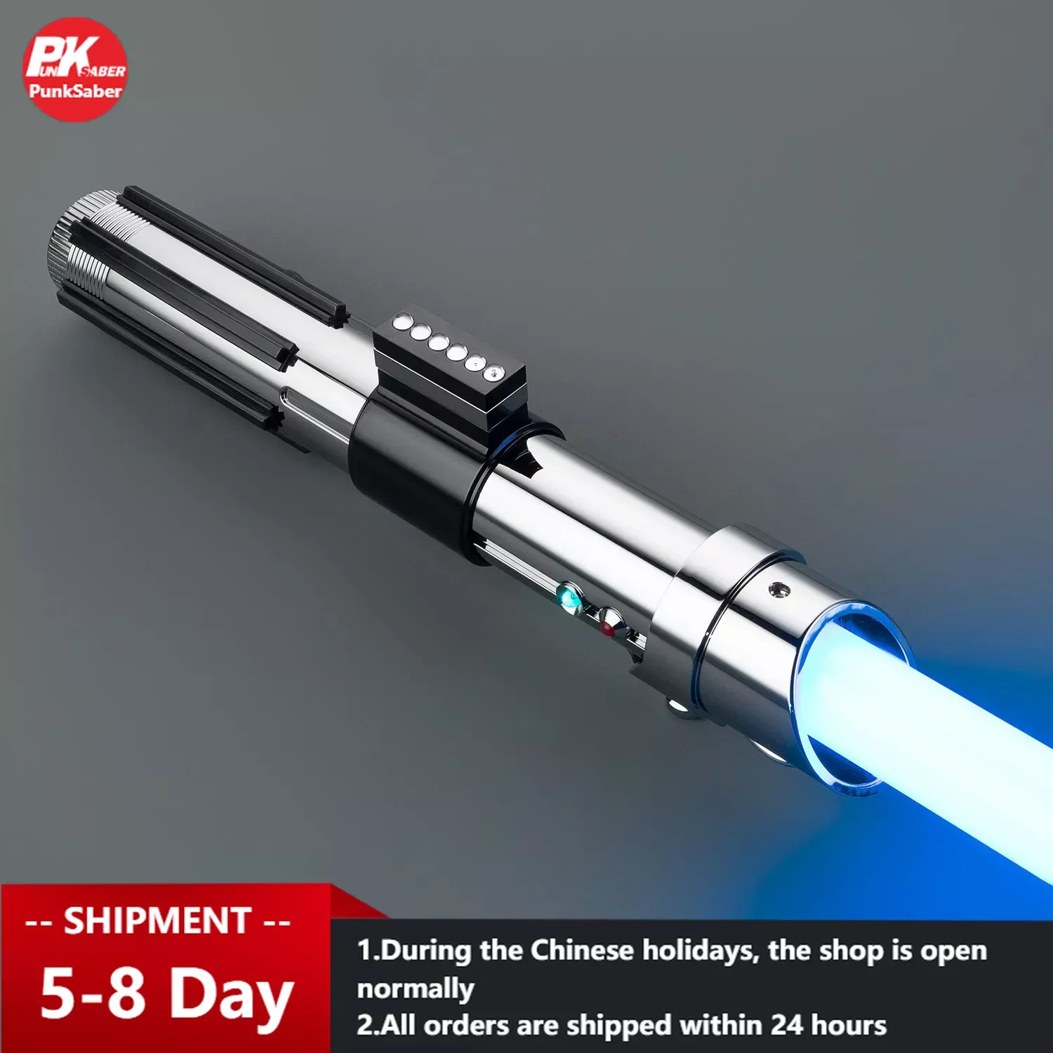 

PunkSaber Lightsaber Neopixel Jedi Laser Sword Heavy Dueling Sensitive Smooth Infinite Changing Hitting Sound Light Saber Toy