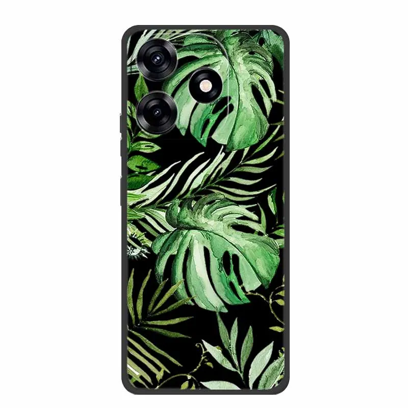 Premium Black Silicone Soft Phone Case - 6.6 Protective Back Cover Shell