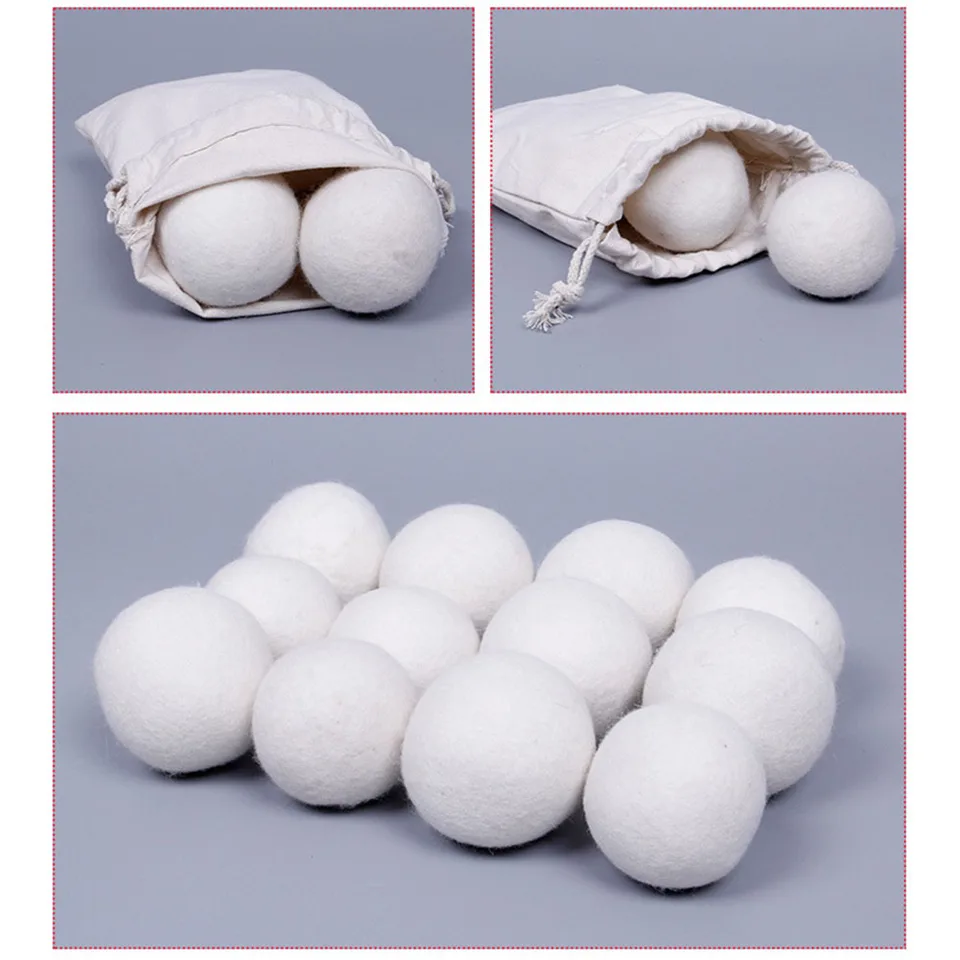 Organic Wool Dryer Balls for Quick Drying