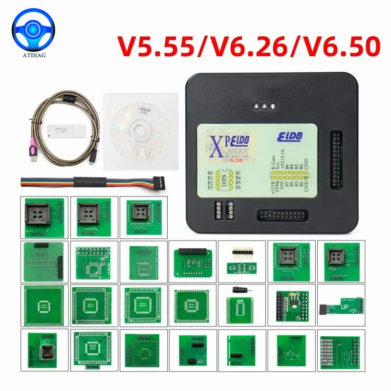 

NEW V5.55 XPROG-M V6.50 V6.26 Full Adapter Auto ECU Chip Tuning Programmer Xprog M 5.55 6.12 6.26 6.50 X-PROG For BMW