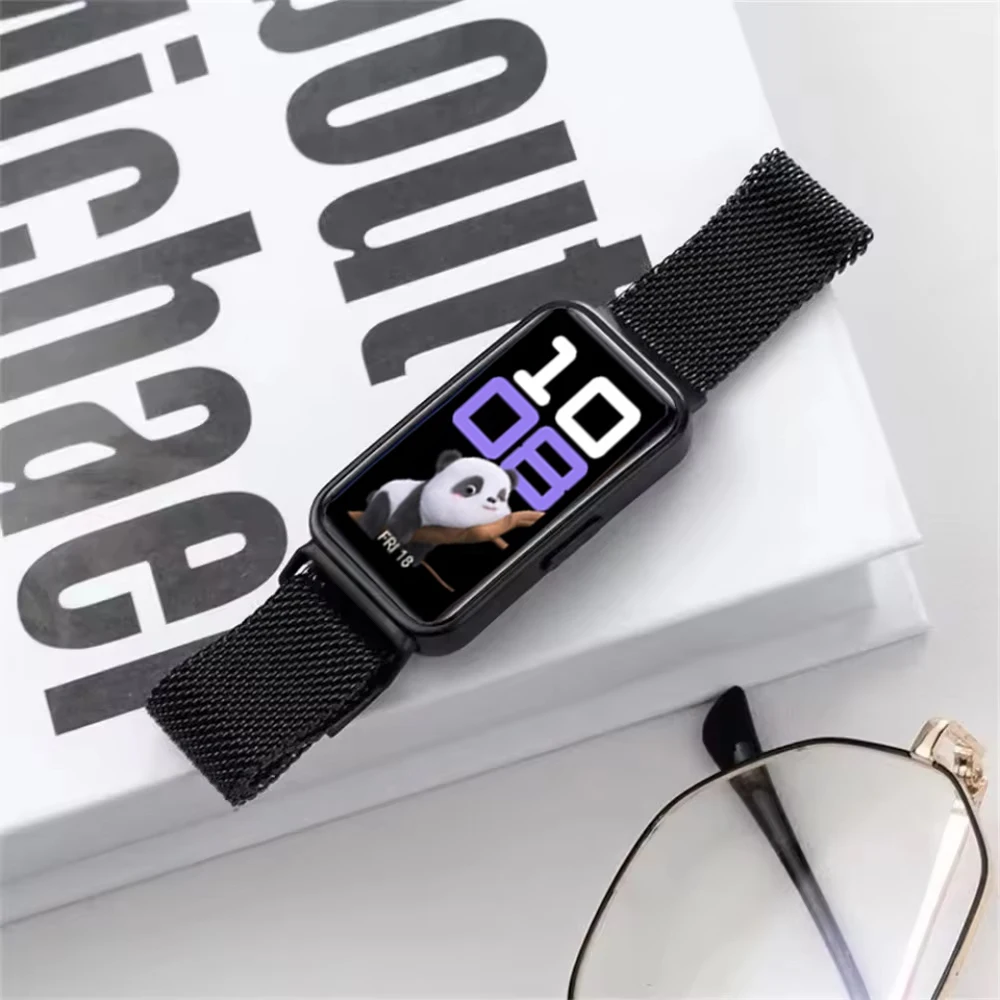 Premium Metal Milanese Magnetic Strap Loop - Steel Bracelet Replacement Accessory