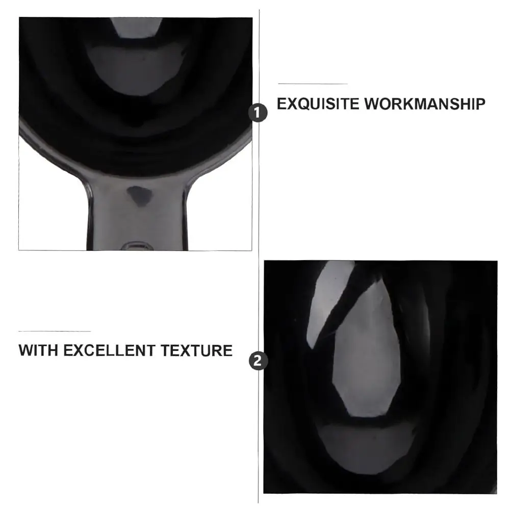 Kitchen Measuring Spoons Black Measuring Teaspoon Scoop Multifunction Plastic 15ml Milk Powder Spoon Coffee Beans Container Scoop Home