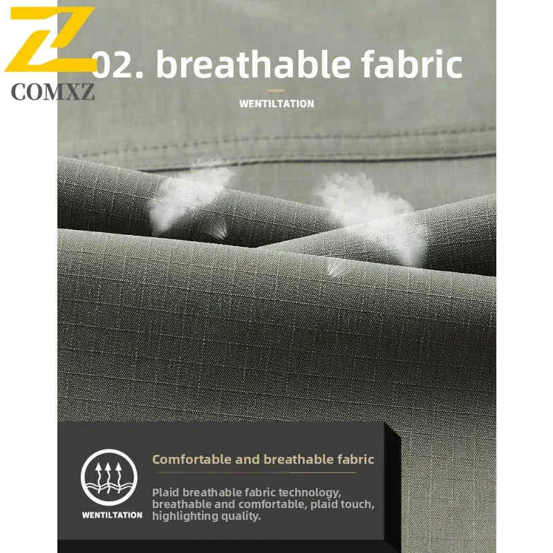 EIAO Men's Tactical Cargo Pants  Lightweight Quick-Dry Hiking Trousers with Multi-Pockets for Outdoo Urban Wear Sportswear 2025