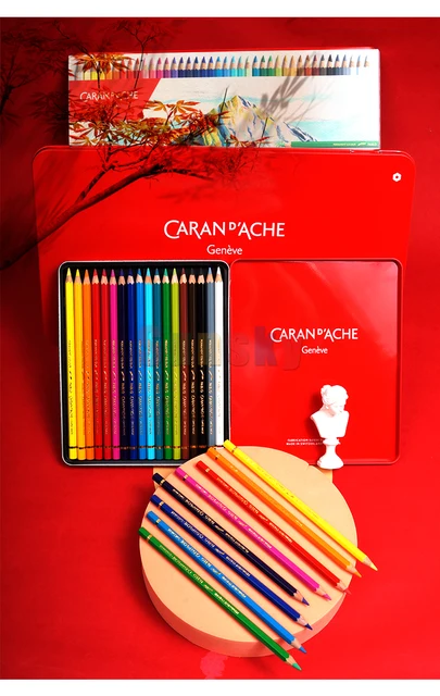 Caran D' Ache Pablo Professional Color Pencils Artists Box Sets,  12/18/30/40/80/120 Colors Set, Crayons De Couleur Permanents - AliExpress