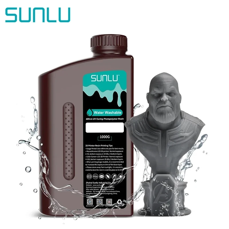 SUNLU Water Washable/Like ABS/Standard/Like PA UV Resin 1KG