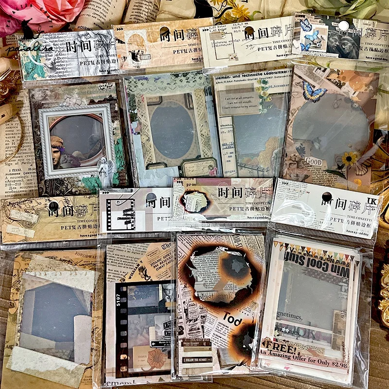 Vintage Frame Sticker Pack - 8 Style Scrapbooking & Handmade Craft Stickers