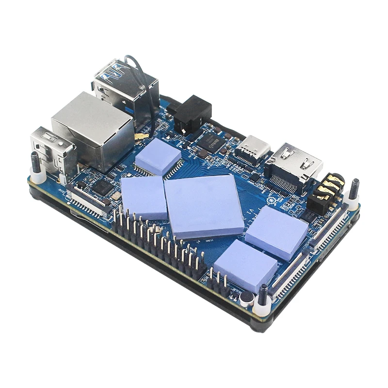 Orange Pi 3 LTS Aluminum Alloy Case with Fan Active Passive Cooling Enclouse Met