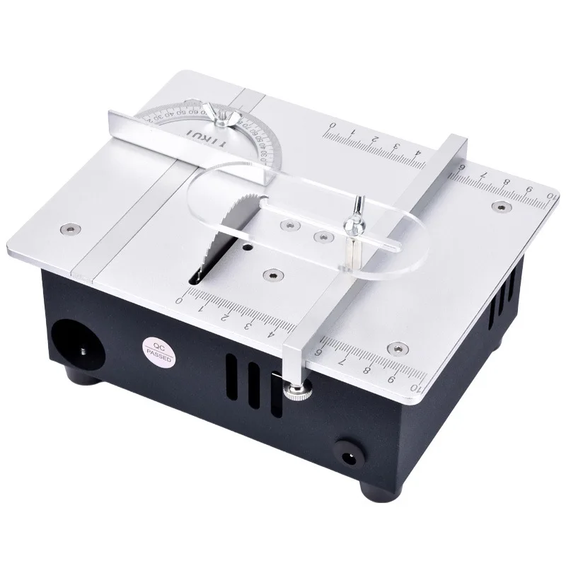 ALLSOME 96W Mini Bench Saw Small Household DIY Cutting Machine for Woodworking Table Saws 63mm Blade 2