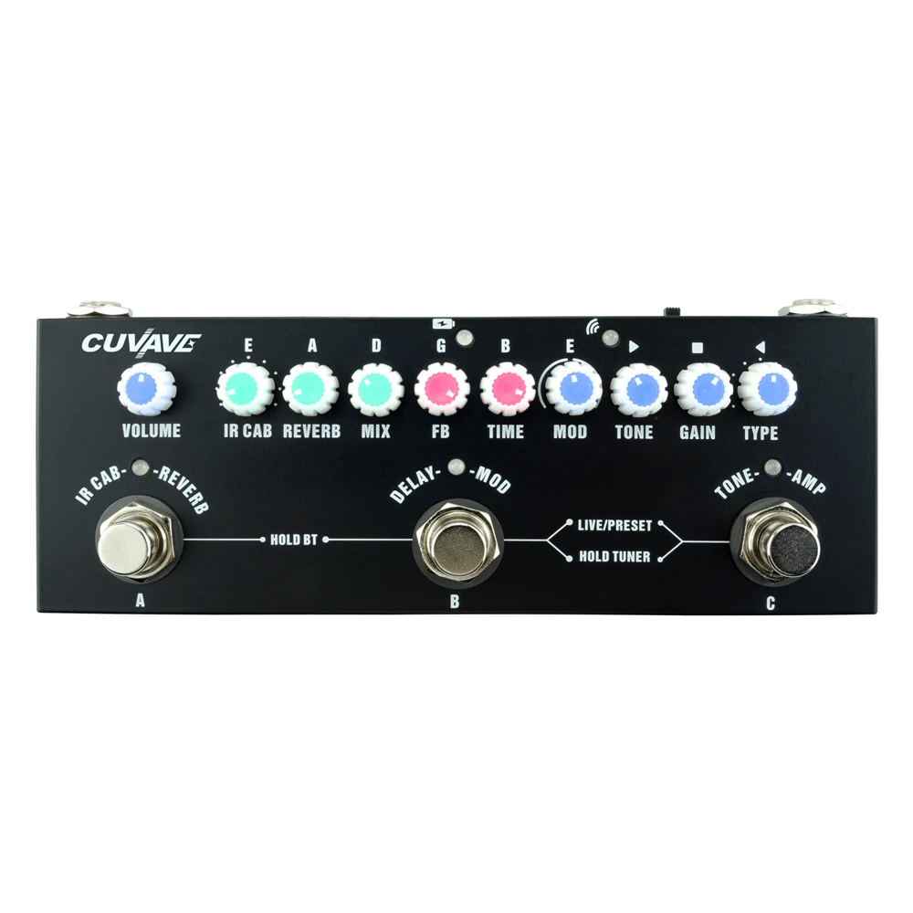 Cuvave CUBE BABY Guitar Multi Effects Pedal Delay Chorus Phaser Reverb