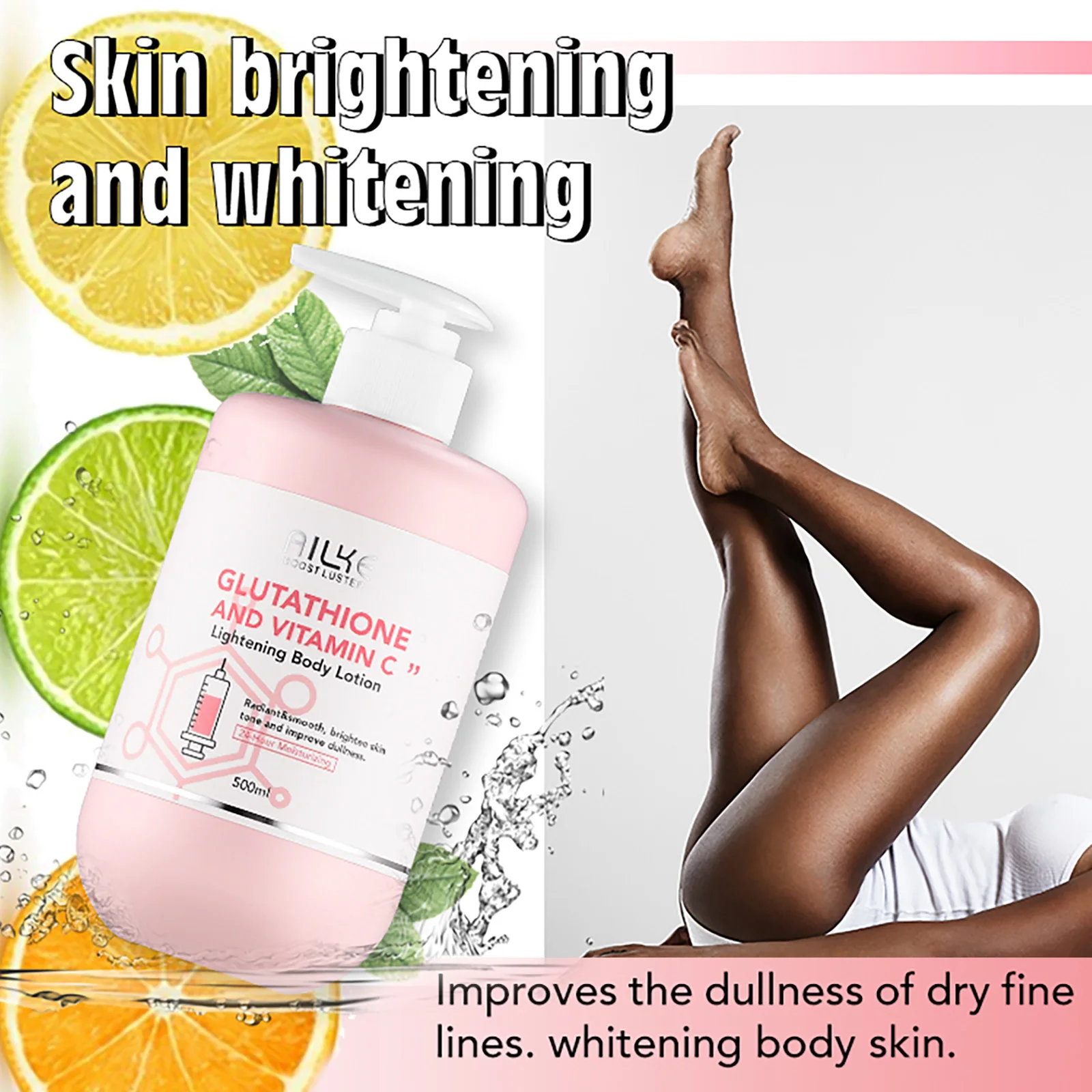 AILKE Whitening Skin Care Cream, Lightening Lotion, Remove Dark Spots With Glutathion, Shea Butter, Moisturizing Body Cream 6