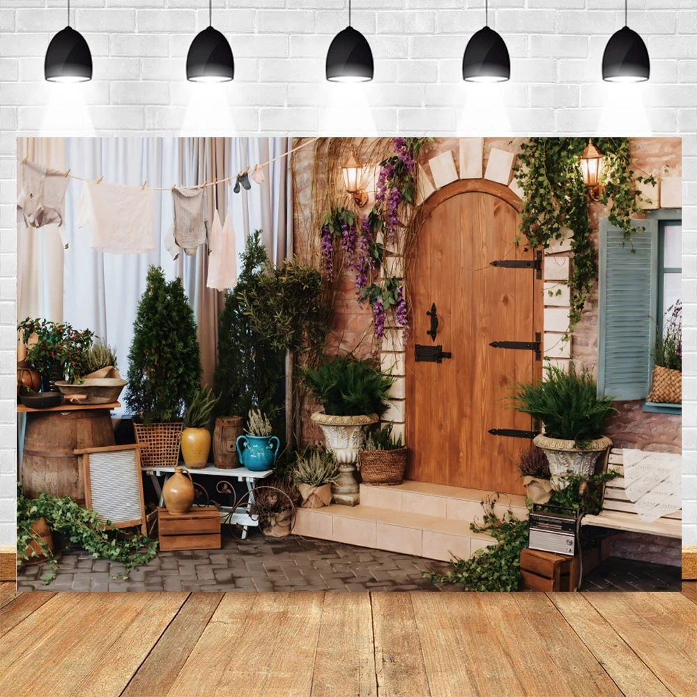 Racerback Exercise Tops 8x6ft Flower Shop Backdrop - Fabric Photography ...