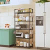5 Tier Storage Shelves Adjustable Shelving Unit 66 Lbs Capacity Standing Shelf for Kitchen Pantry Closet Bathroom Laundry Garage 5