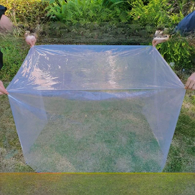 Square Bottom Plastic Bag Dustproof Moisture Proof Machine Equipment Packaging Bag Tray Cover Four Corner Bag Flat Base Bag