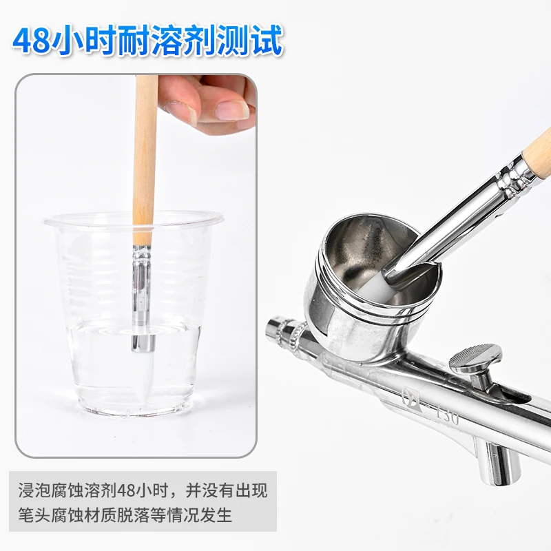 Hobby Model Building DIY Accessories Tool Airbrush Cleaning Brush Quick Clean corrosion resistance 5