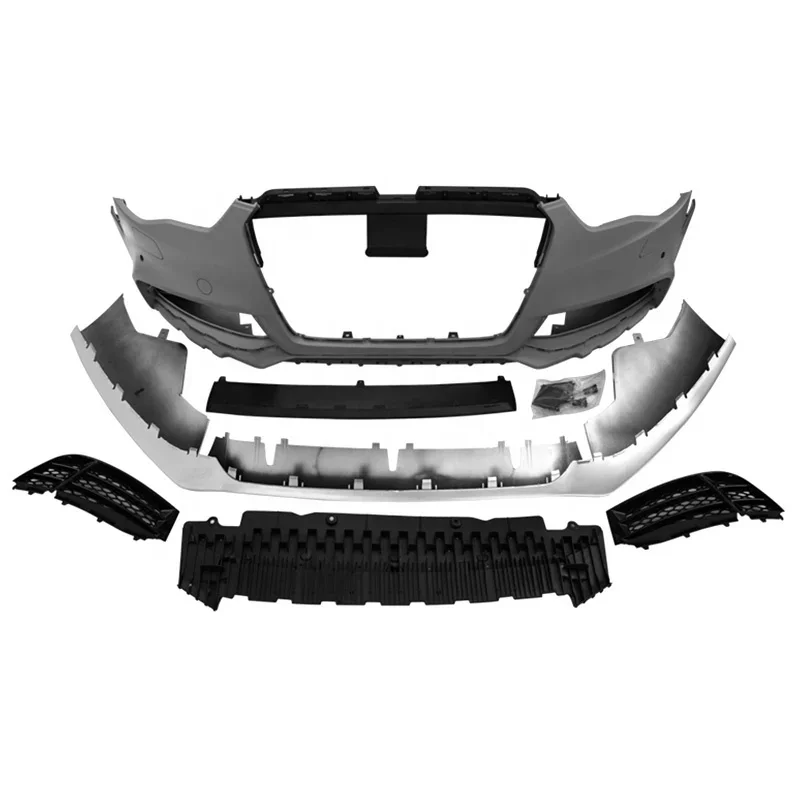 RS5 B8.5 Front bumper with grill for A5 S5 B8.5 facelift RS5 bodykit car bumper A5 S5 2012 2013 2014 2015 custom