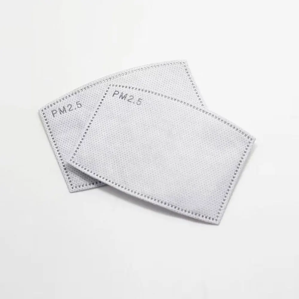 5 Layers PM2.5 Filter Mask Paper Activated Carbon Adult Kids Masks Anti Dust Haze Mouth Mask Face Filters