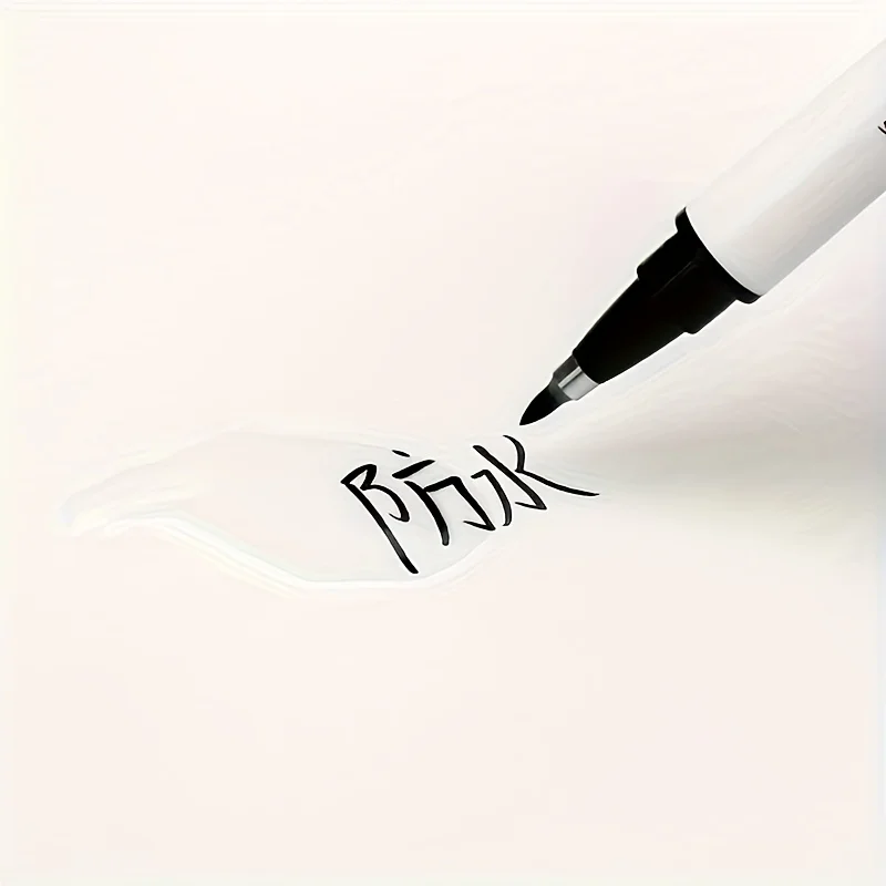 4 pieces/box, supplies waterproof soft pens for calligraphy exercises and special signatures, large, medium and small exquisite - 3
