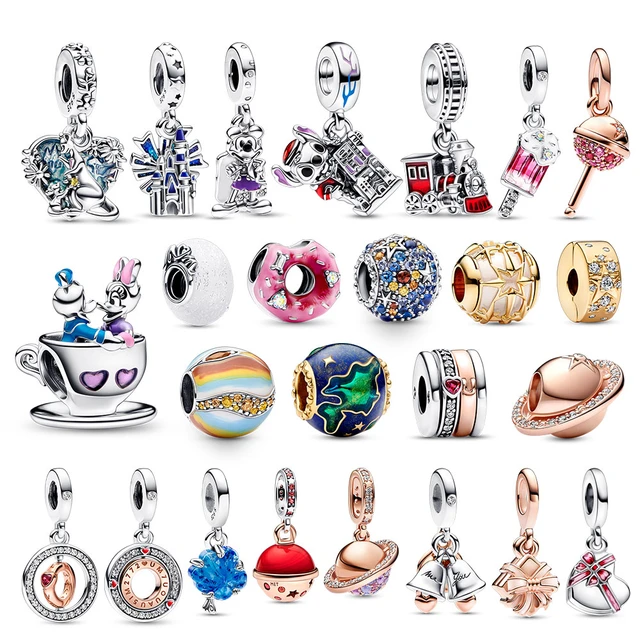 Disney Pandora - Stitch & Castle Dangle Charm - Disney Parks