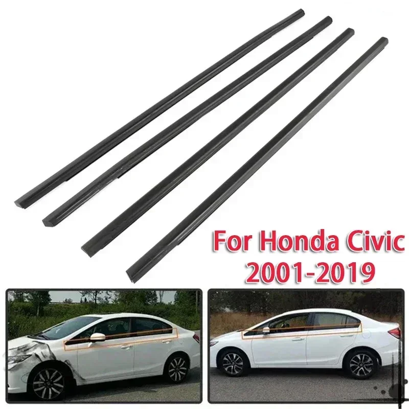 Hot Wheels Civic HONDA CIVIC EK# 96-00 Genuine Door Window Weather Molding OEM Dichtungen Für Civic 3 Türer