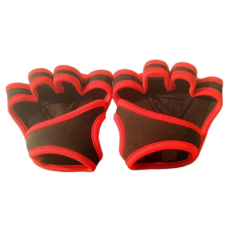 1pair Weightlifting Workout Crossfit Fitness Gloves Weight Training Gloves Grip