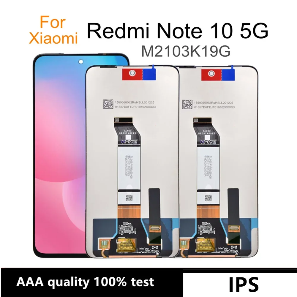 Per Xiaomi Redmi Note 10 5G Display Touch Screen Digitizer Assembly Per Redmi Note 10 5G Lcd Per Redmi Note 10 Display M2103K19G