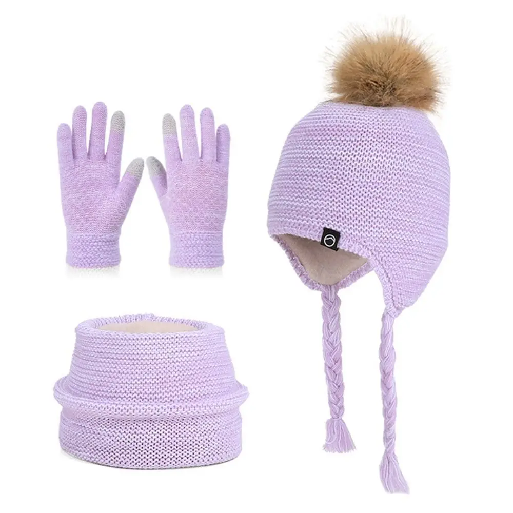 Fashion Warm Winter Hat Scarf Gloves Set S97ef009b3a18451688036d4f2c6e60c8h