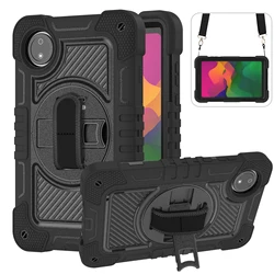 Custodia Shockproof Rotabile a 360° con Supporto, Cinghie per Mano e Spalla