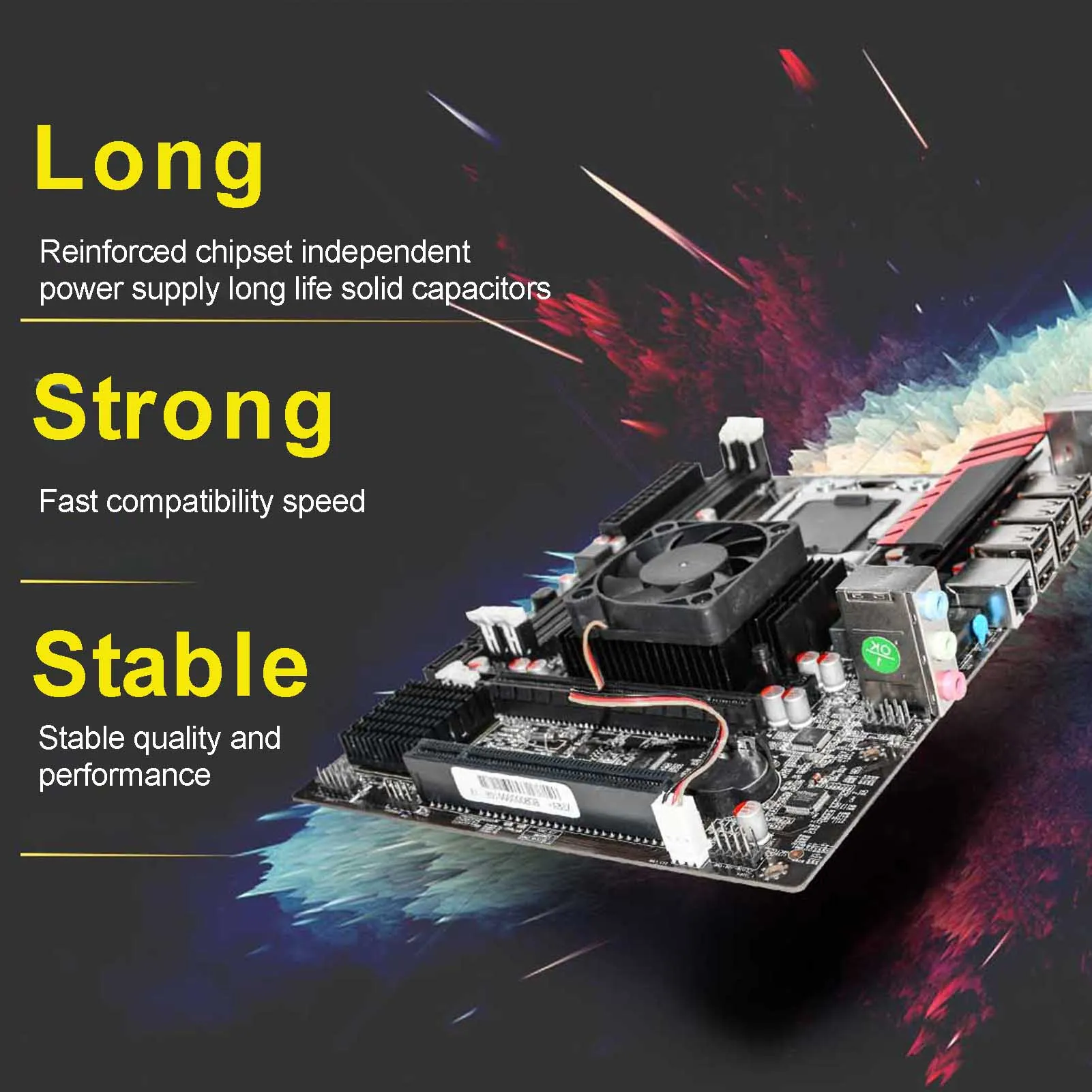 컴퓨터 마더보드 인텔 코어 및 제온 시리즈 서버 프로세서 지지대, LGA1366 CPU, 최대 16G, 100Mbit, USB2.0 SATA 지원