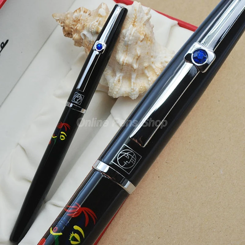 

Picasso Metal Black & Silver Fountain Pen Fine Nib 0.5mm BF006