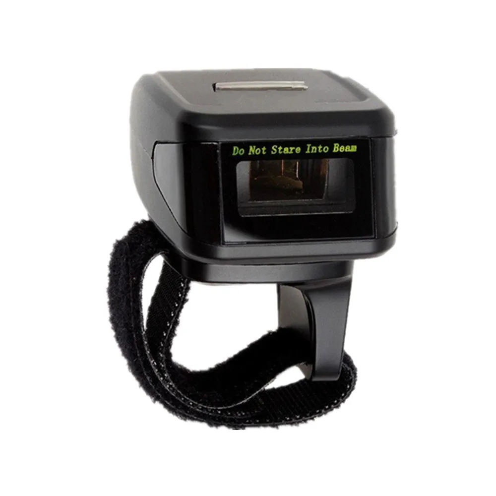 Scanner de Código de Barras sem Fio qr Leitor de Código de Barras Anel Dedo Inventário Contador Coletor de Dados Scanners de Código de Barras Pdf 417 1d 2d - Imagem 3