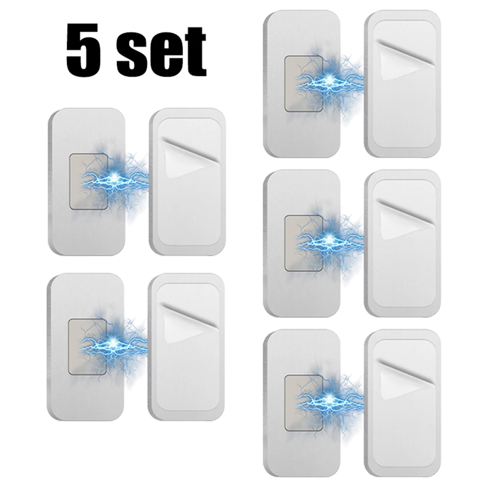 Magnetic cabinet catches door stop self adhesive invisible magnets closet furniture cupboard drawer closer kitchen 1/5Set