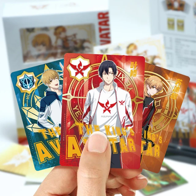 The King's Avatar Cards Letters Paper Card Letters One Games Children Anime  Character Collection Kid's Gift Playing Card Toys
