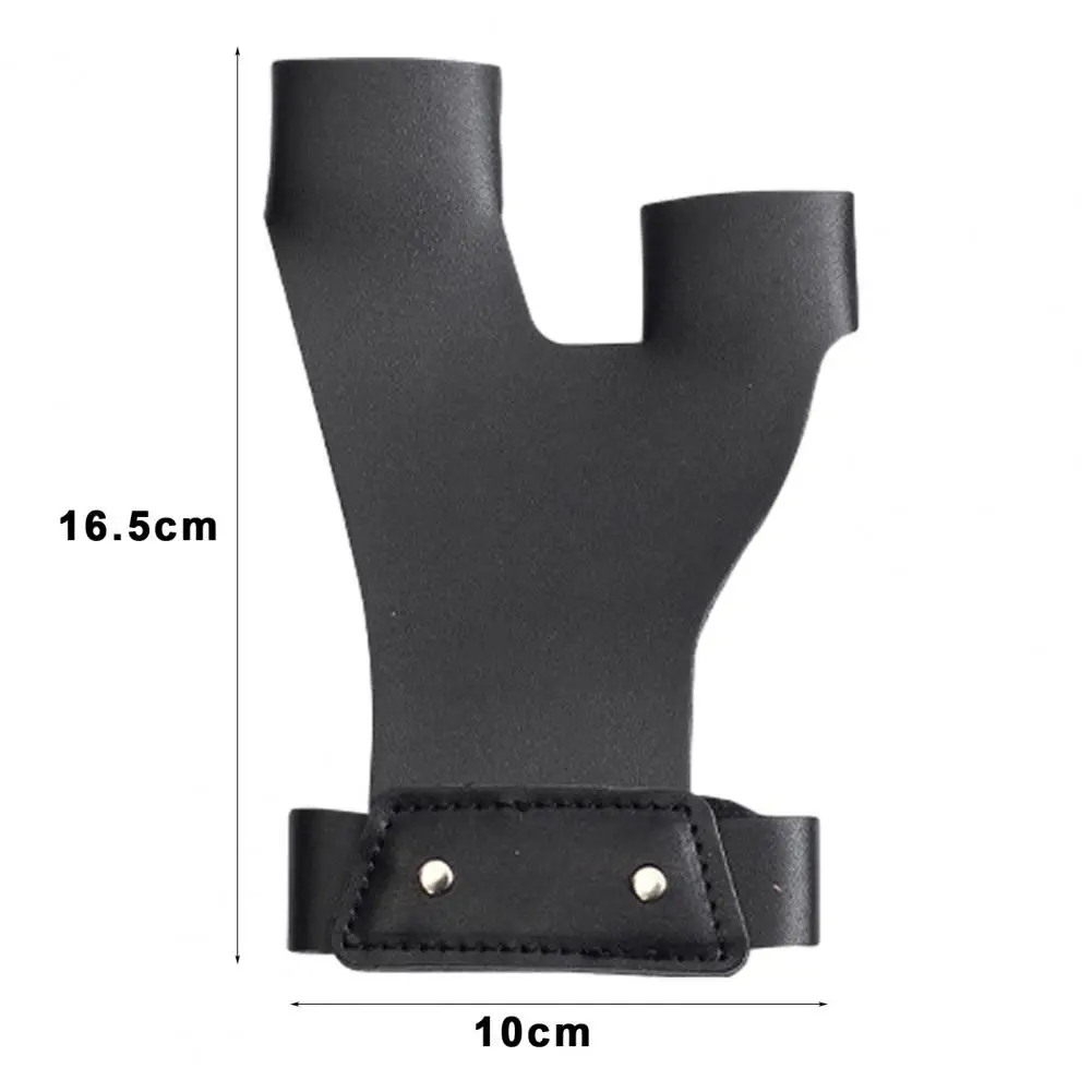 Bow Arrow Guard Traditional Velvet Bow Handguard Skin-friendly Outdoor Archery Shoot Glove Hand Guard Finger Protector for Youth archery arm guard
