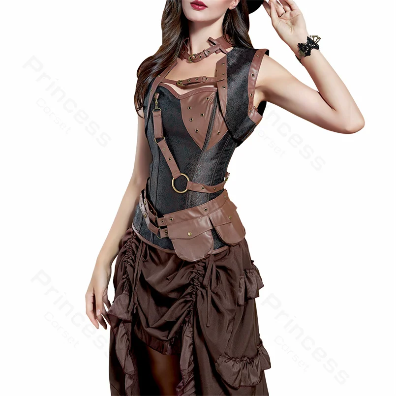 Benda corsaro stile Steampunk, fantasy, da pirata, per travestimenti