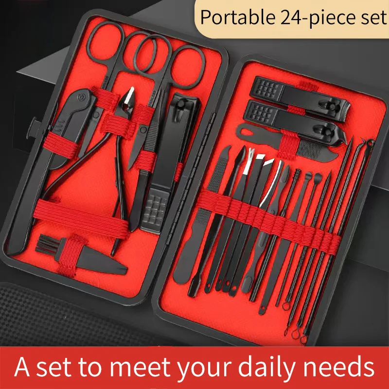 Nail Clipper Set Set Convenient Beauty Tools Nail Clipper Manicure Nail Trimmer Pedicure Knife Ear Peeling Knife Nail Manicure T BEST SELLERS