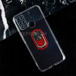 Flessibile Custodia in Silicone TPU con Anello per Dito sul Retro