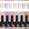 TARTU 6pcs 8ml Cat Eye Gel Nail Polish Set, 6 Colors Gel Polish Kit, Soak Off for Uv/Led, for Salon and Nail Art DIY At Home 3