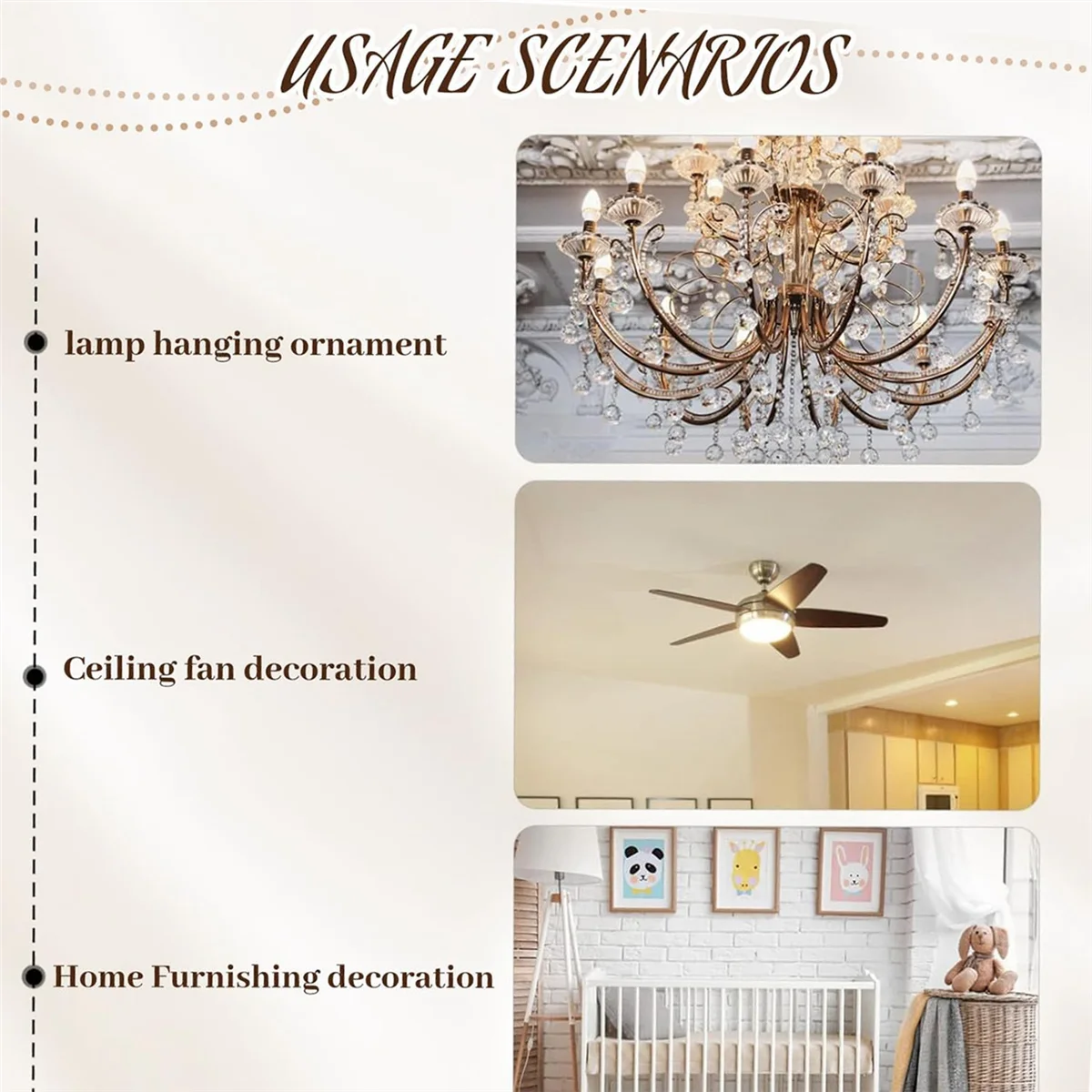 Crystal Sun Catcher Crystal Hanging Decoration Crystal Ornament Crystal Wall Hanging Crystal Light Catcher Window Hanging Suncatcher 200 Pcs Crystal Suncatcher