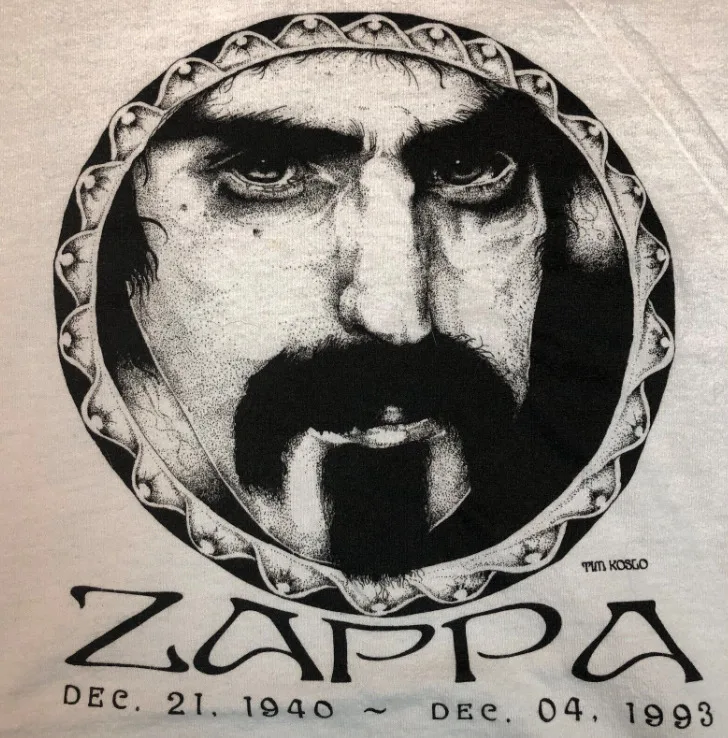 Maglietta Frank Zappa, Maglietta Colorata Regalo Art // Best - Cotton -Best