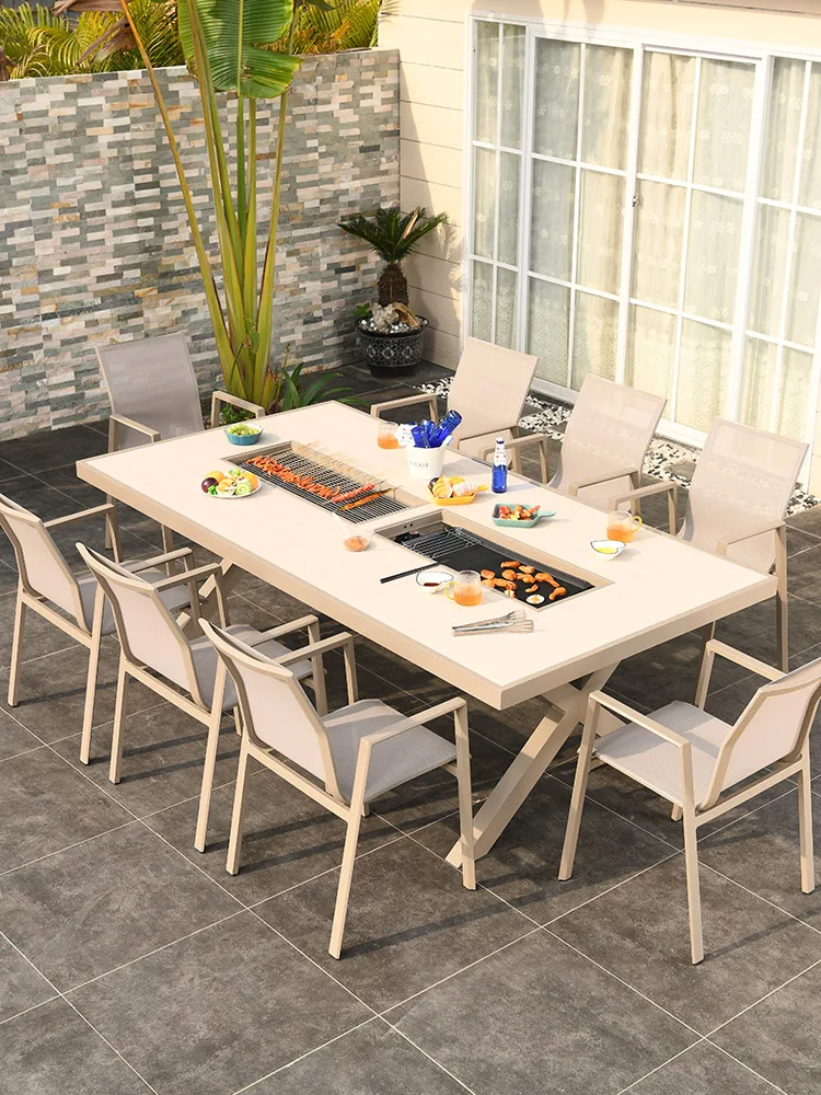Outdoor furniture cover UV protection outdoor table cover heavy outdoor lawn garden table and chair cover dust cover