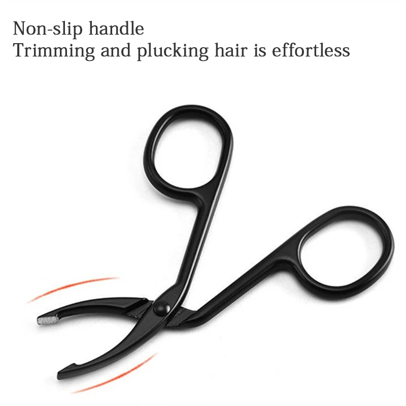Elbow Eyebrow Pliers Clip Scissors Tweezers Straight Pointed Professional Hairs Puller Eyebrow Plucking Makeup Beauty Tools