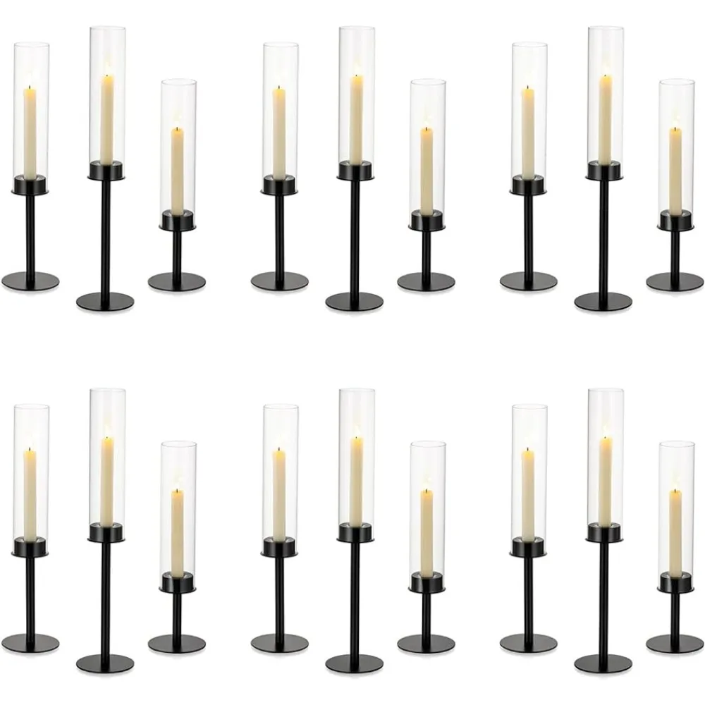 

Candlesticks for Candles & Holders Glass Candle Holder Wedding Table Decoration & Accessories Centerpieces for Dining Room Stick