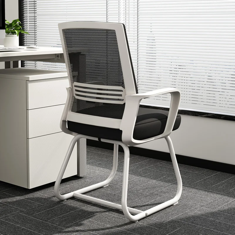 Bracciolo Nero Sedia Da Ufficio Supporto Per La Schiena Relax Comoda Sedia Da Ufficio Per Computer Ergonomica Moderna Silla De Oficina Mobili Per La C
