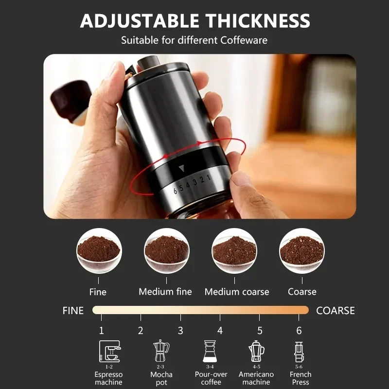 

Glass Pot Grinder Gooseneck Specialized Baristaset Manual Mill Filter Coffee Set Dripper Kettle Accessories With