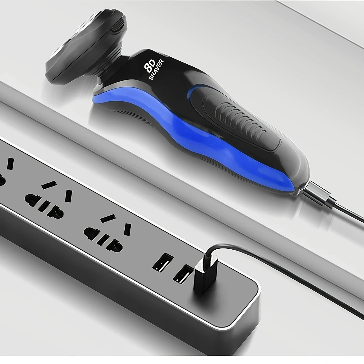1pc 8D Multifunctional four-in-one electric shaver 4 washable beard shaver rechargeable men's USB rechargeable electric shaver electric razor cordless shaver