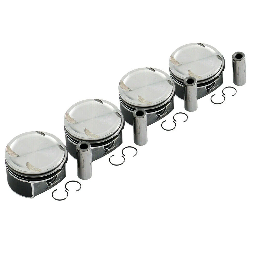 4 Autokolben und Ringe-Set Φ82 mm für 1,8 l Mercedes-Benz W203 W204 A209 C200K M271 2710306617 2710300024 N 000000000936 N 073130020100 – Detail 4