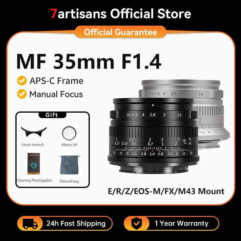 【Xマウント】7artisans 35mm F1.4 Mark II Amazon.com : 7artisans 35mm F1.4 Mark II APS-C Manual Focus