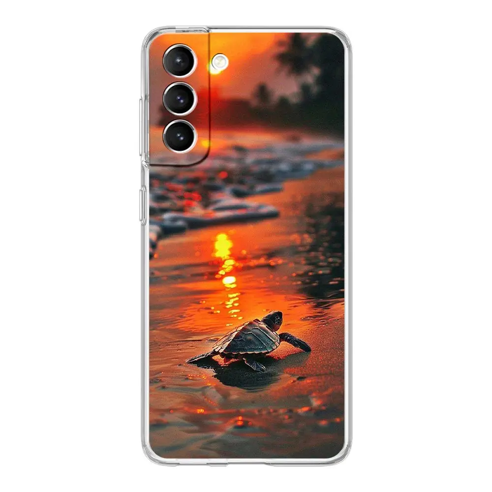 Sunset Beach Palm Tree Phone Case