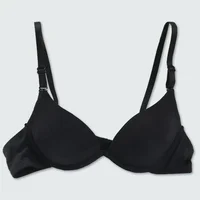 1/2 pièces petite jeune femme buste Sexy profonde V tasse soutien-gorge pour femmes Push Up Lingerie sans couture Bralette profonde U plongeant intimes brassière 3